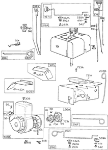 Sno-Gard Assemblies,rewind Diagram and Parts List for 130202-0075-XX  Briggs and Stratton Engine